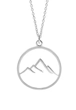 Load image into Gallery viewer, Mountain Silhouette Necklace